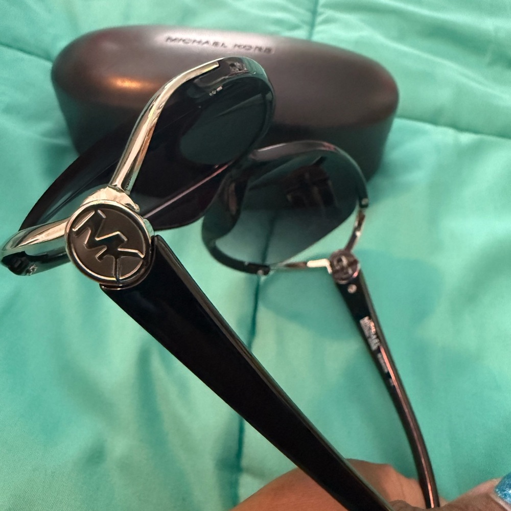 Michael Kors Black and Silver Sunglasses